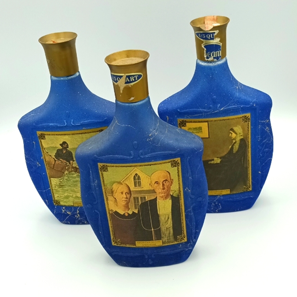 Vintage Jim Beam's Choice Collector's Edition Decanter Lot of 3 - FREE SHIPPING